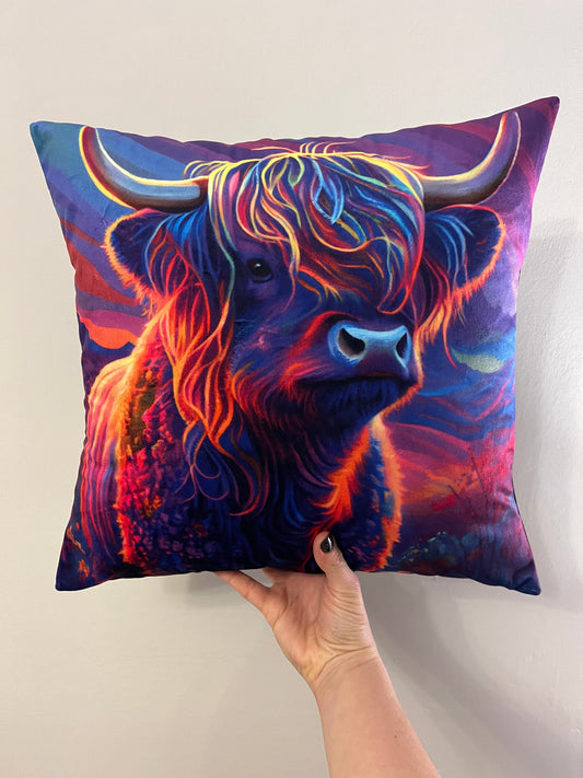 Bright Highland Cow