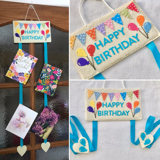 Happy Birthday Card Holder